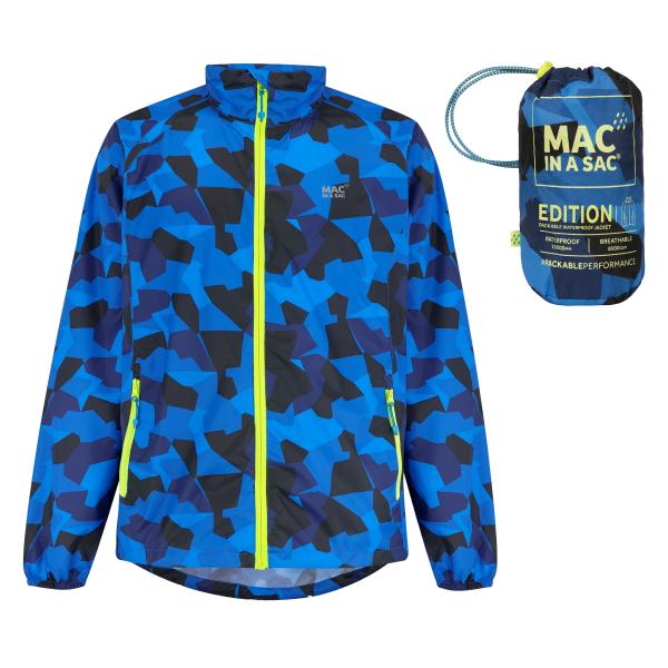 Водоустойчиво Яке Mac in a Sac Origin 2 Edition, Син Камуфлаж